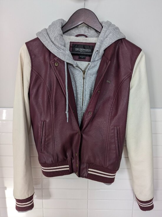 Obey Varsity Jacket S - Picture 1 of 3